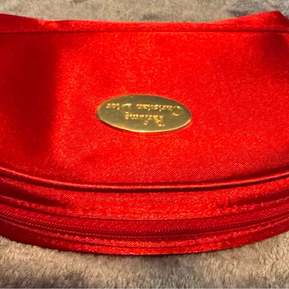 Christian Dior Vibrant Red Makeup Pouch